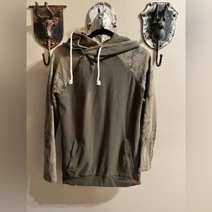 Ampersand doublehood hoodie